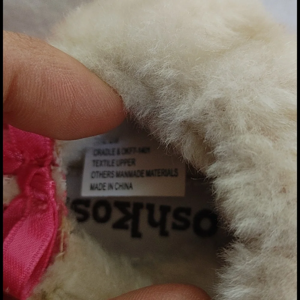 OshKosh Faux Fur Moccasins